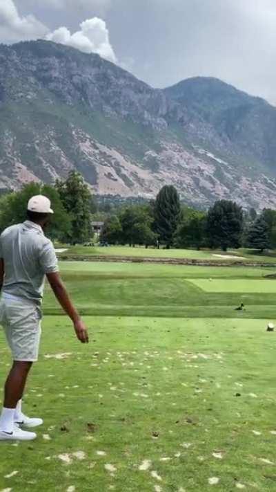 Drone down! -Tony Finau - AptiveAthletesInvitational