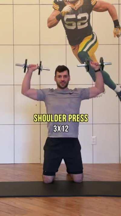 Here are a few clips from a 30 MIN UPPER BODY DUMBBELL WORKOUT. Feel free to follow along with the full workout on YouTube, channel link in comments below.