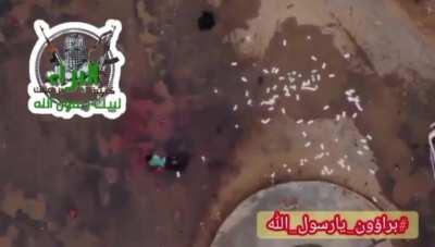 Drone attack on RSF forces in Khartoum, Sudan