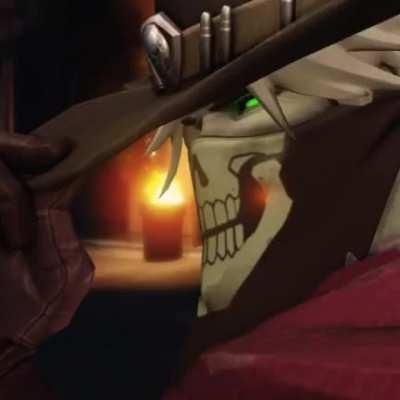 McCree is the funny skeleton man
