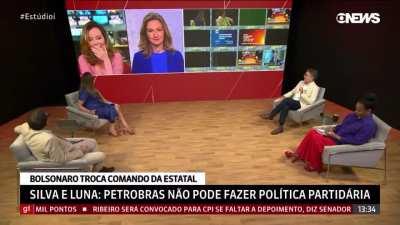 Natuza Nery solta um palavrão ao vivo na GloboNews.