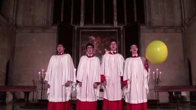 Thought had seen everything, just wait for it - The Choir of King's College