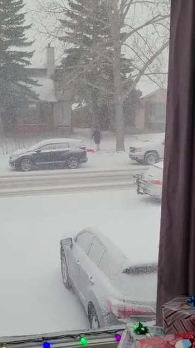 The Canadian version of washing your car while it's raining