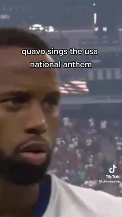 quavo sings the national anthem