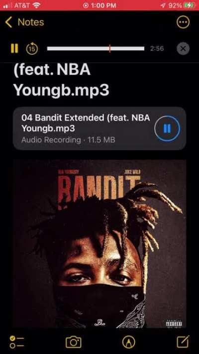 Bandit (with OG verse and Youngboy) People loved the other remixes between og versions and finished songs so I made another