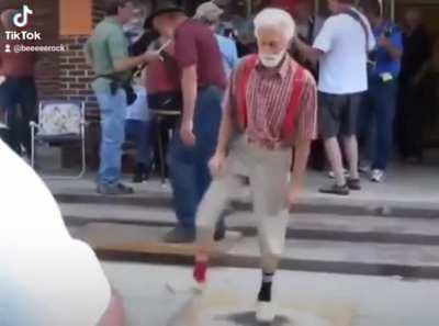 Made this on my lunch break today. Old men clogging to Busta Ryhmes and Missy Elliott.