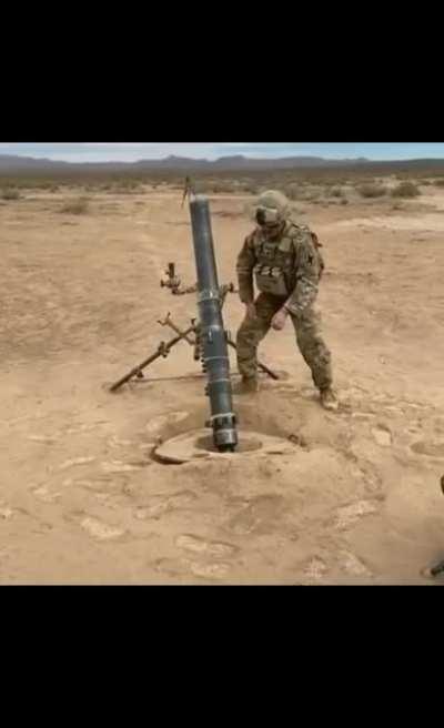 Shockwave of the mortar