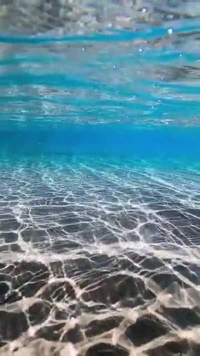 Clear water in Coolum, Australia