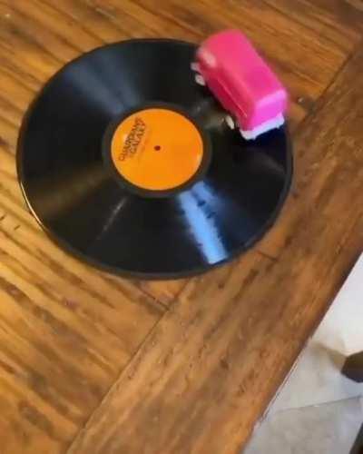 A record player hidden in plain sight