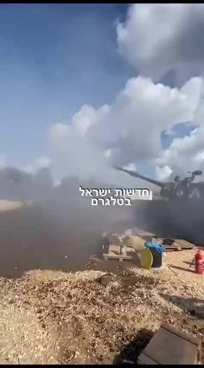 IDF Soldier Stands to Close to Howitzer Firing