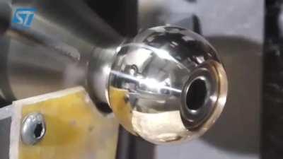 Shaping and finishing a brass part