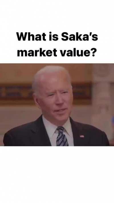 Saka's Market Value