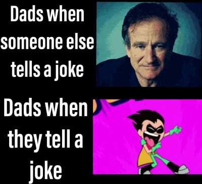 Son my jokes are better than yours