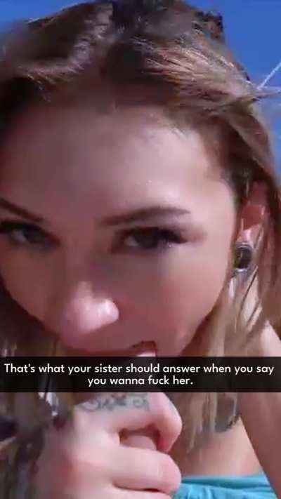 Brother Caption Family Outdoor Sister Slut Taboo tiny slut Porn GIF by viren93