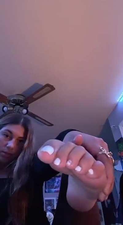 White toes