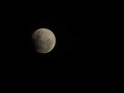 Eclipse lunar visto desde Tucumán 