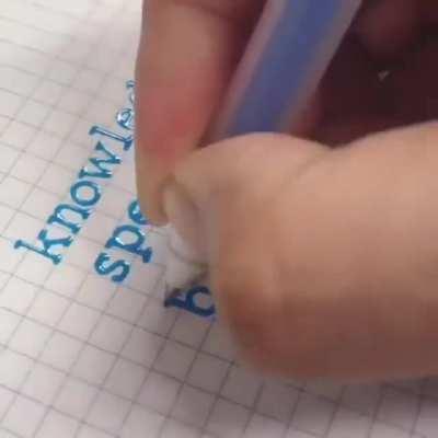 The way it is written