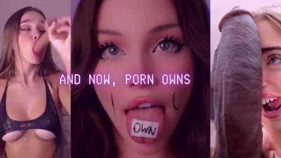 You owe porn sooo many loads 💦 Now porn owns you 🤑 