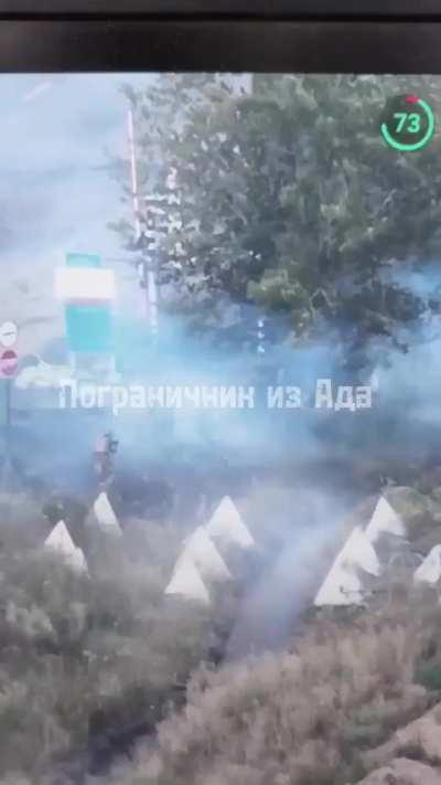 Strike on Ukrainian soldiers on the Kolotilovka line of combat 