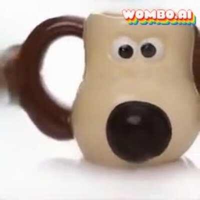 why my gromit mug singing tho it spittin tho 😳