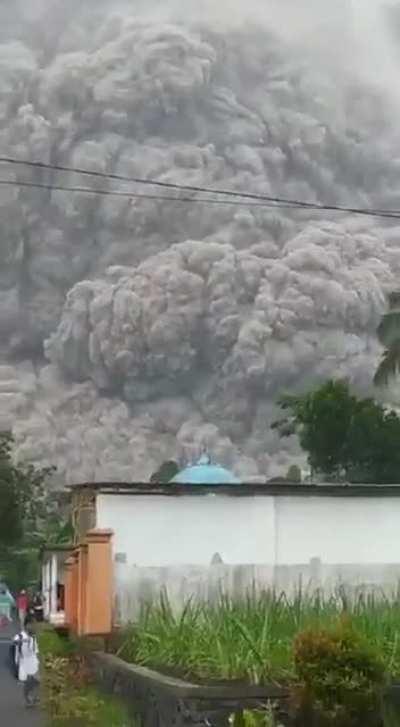 Indonesia Mt Semeru Volcano. Today