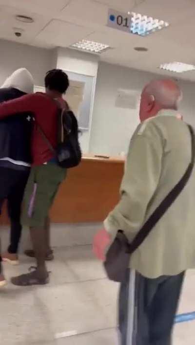 Young guy single handedly stops a bank robbery in Spain