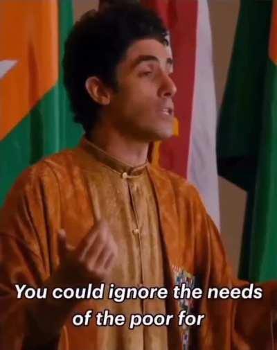 SBC Nailed it in The Dictator (X post from r/HolUp)