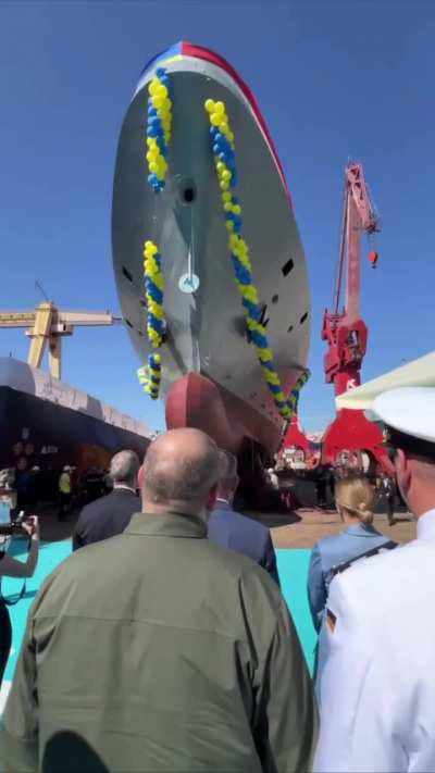 In Istanbul, the Ukrainian Navy's second ADA-class corvette, 