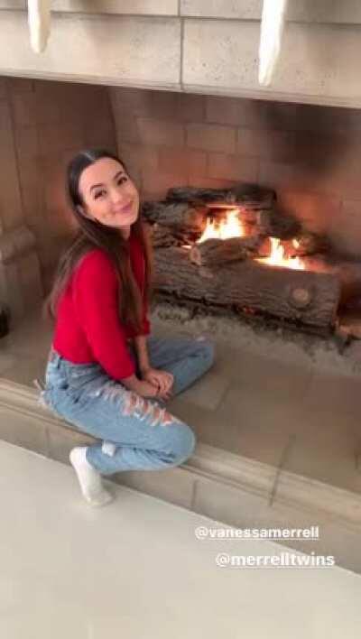 Nessa fireplace