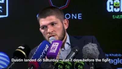 Khabib speaking candidly about the times he was ever in trouble in a fight (Poirier guillotine/Michael Johnson punch), acclimating to the heat at UFC 242, and also how he psychologically and mentally beat Conor, Dustin and Gaethje.