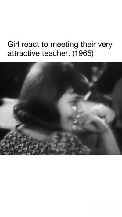 Girls reaction to meeting an attractive teacher (social experiment)