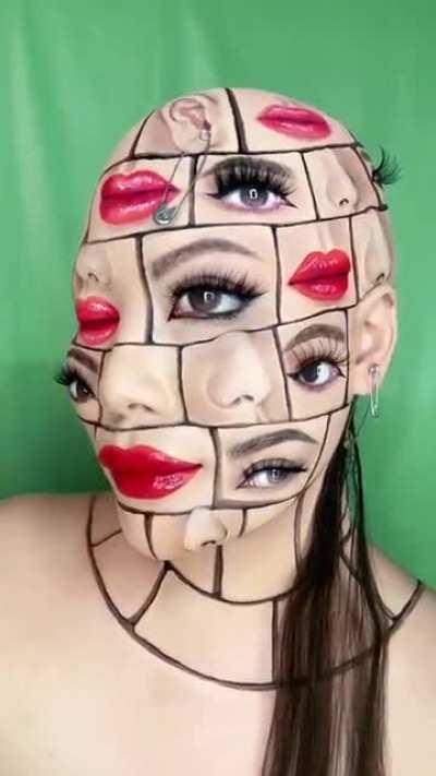 This person's make up.