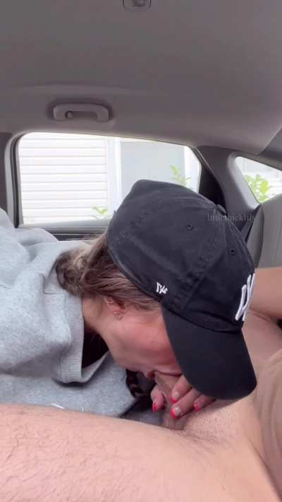 Swallowing him whole in the car