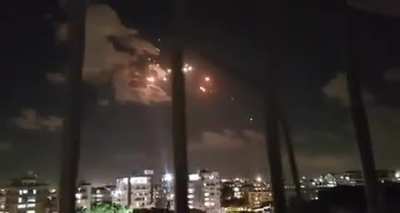 Missile attack in Tel aviv