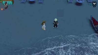 FF7 Ever Crisis: cloud and aerith's summer beach date