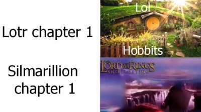 LOTR vs The Silmarillion first chapters