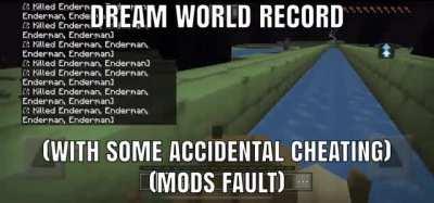 ~ Minecraft PC World Record Speedrun 112% w/ barely any cheats ~