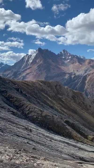 🔥 Struggled my way up to 5,000 meters for this (literally) breathtaking view in Peru.