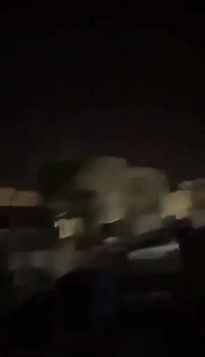 Iranian Rocket strike in Negev Israel