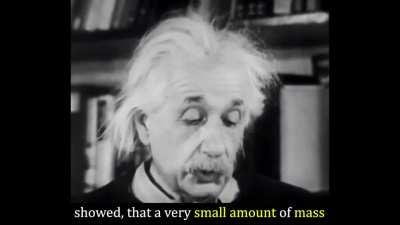 Albert Einstein Explains E=MC²