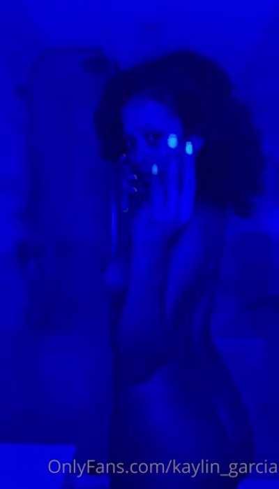 Kaylin Garcia in Shower Mood