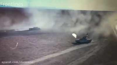 Iraqi T-72 and BMP-1 Vs IS SVBIED date unknown 