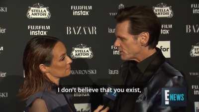 to interview an icon... (Jim Carrey)