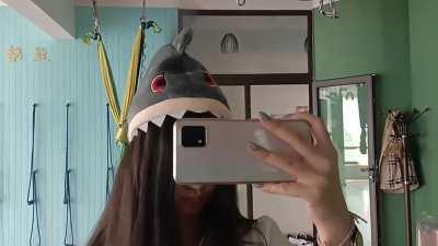 Stop beating my head, you stupid shark