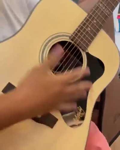 Dj khaled plays guitar