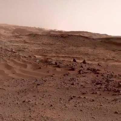 360° view of Mars Captured by Curiosity Rover with original sound