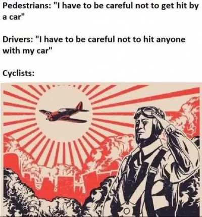 Cyclists are a menace to society