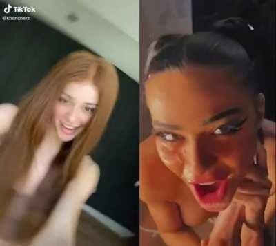 From tiktok to sucking cock 😍 Full video in first Comment