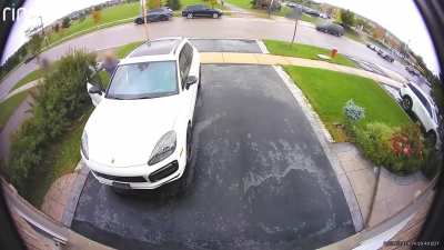 Woman Steals Porsche in Mississauga, Runs Over Owner During Getaway