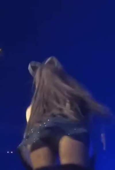 Ari's ass in black panties 